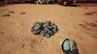 Uncollectable Iron Ore in the middle of southern Rocky Desert